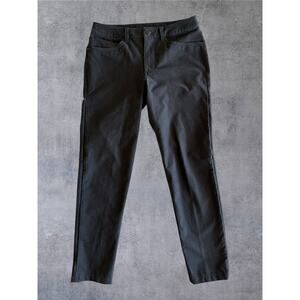 Lululemon ABC Pant Slim Fit Sz 31 Utilitech Black 5-Pocket Commuter LM5ABOS Mens